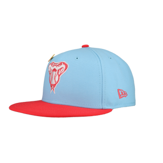 Arizona Diamondbacks Two-Tone Color Pack Blue Cap 59Fifty Fitted Hat