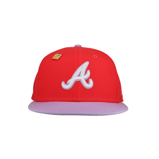 Atlanta Braves Two-Tone Color Pack Red Cap 59Fifty Fitted Hat