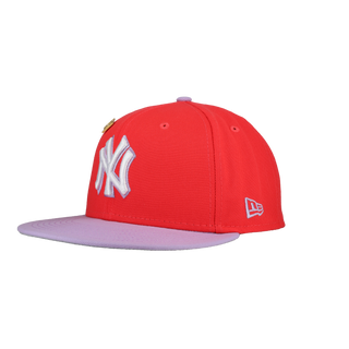 New York Yankees Two-Tone Color Pack Red Cap 59Fifty Fitted Hat
