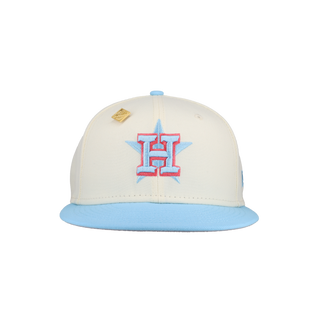 Houston Astros Two-Tone Color Pack Chrome Cap 59Fifty Fitted Hat