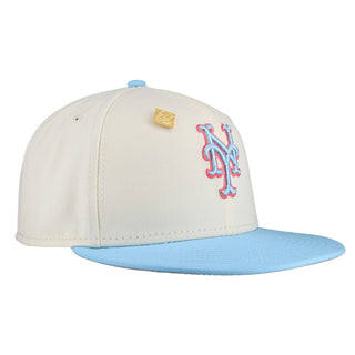 New York Mets Two-Tone Color Pack Chrome Cap 59Fifty Fitted Hat