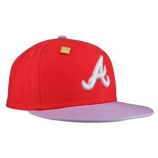 Atlanta Braves Two-Tone Color Pack Red Cap 59Fifty Fitted Hat