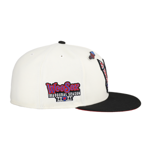 Worcester Red Sox Firecracker Collection Inaugural Season Patch Fitted Hat