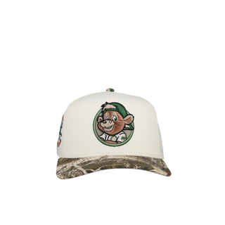 Chicago Cubs Clark The Bear White/Camo 9Fifty A Frame Snapback Hat