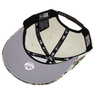 Chicago Cubs Clark The Bear White/Camo 9Fifty A Frame Snapback Hat