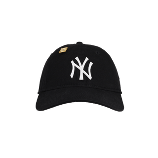 New York Yankees New Era 9Twenty Adjustable Hat chain stitch (Black)