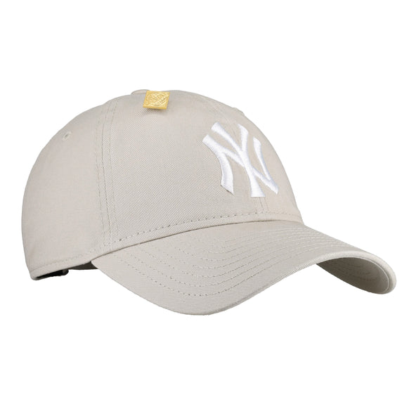 New York Yankees New Era 9Twenty Adjustable Hat (Stone)