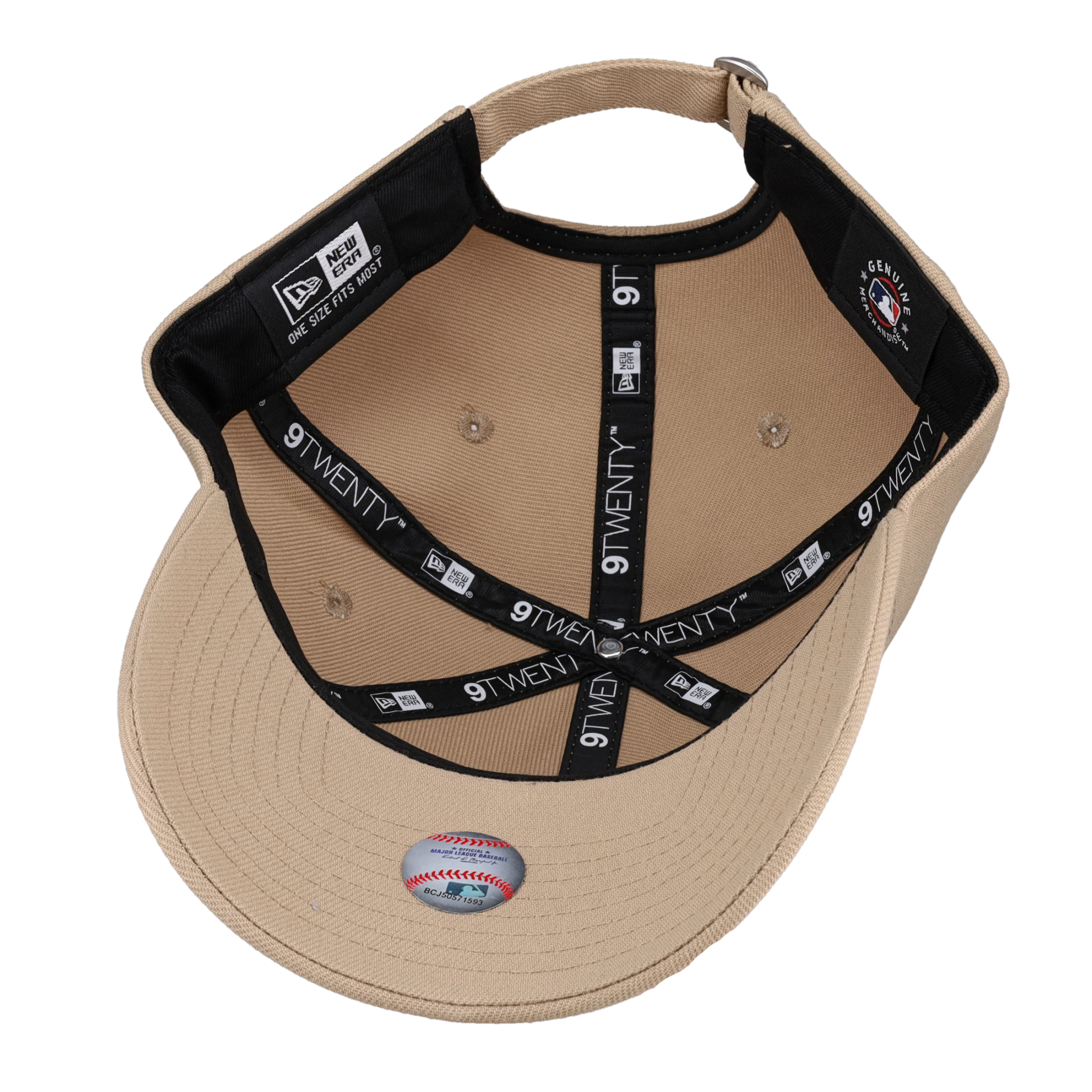 New York Yankees New Era 9Twenty Adjustable Hat (Khaki)