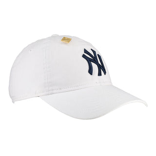 New York Yankees New Era 9Twenty Adjustable Hat (White Navy)