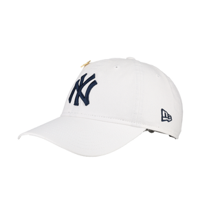New York Yankees New Era 9Twenty Adjustable Hat (White Navy)