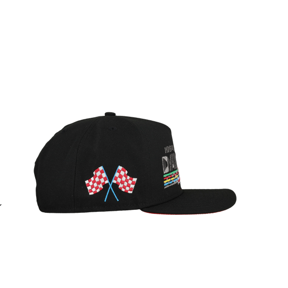Daytona 500 Nascar Metallic New Era 9Fifty A Frame Snapback Hat Black