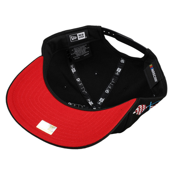 Daytona 500 Nascar Metallic New Era 9Fifty A Frame Snapback Hat Black