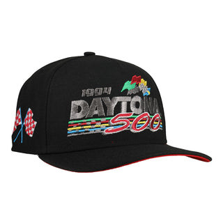 Daytona 500 Nascar Metallic New Era 9Fifty A Frame Snapback Hat Black