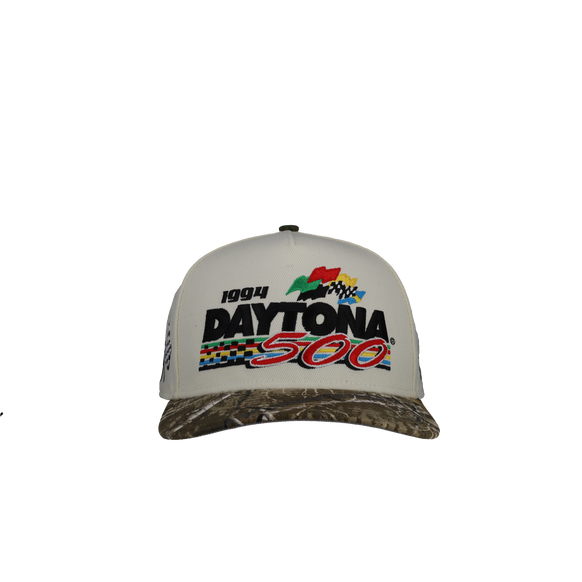 Daytona 500 Nascar New Era 9Fifty A Frame Snapback Hat Off White/Realtree Camo