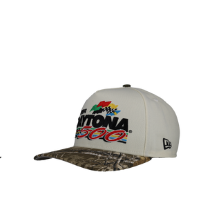 Daytona 500 Nascar New Era 9Fifty A Frame Snapback Hat Off White/Realtree Camo
