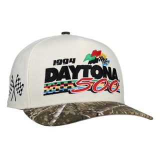 Daytona 500 Nascar New Era 9Fifty A Frame Snapback Hat Off White/Realtree Camo
