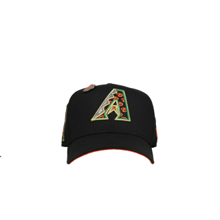 Arizona Diamondbacks 1998 Inaugural Halloween 2026 Metallics Coffin Case 59Fifty Fitted Hat