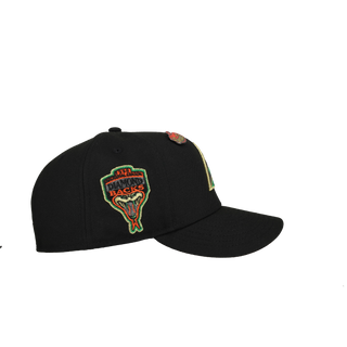Arizona Diamondbacks 1998 Inaugural Halloween 2026 Metallics Coffin Case 59Fifty Fitted Hat