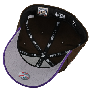 Arizona Diamondbacks 25th Anniversary Walnut/Purple 59Fifty Fitted Hat