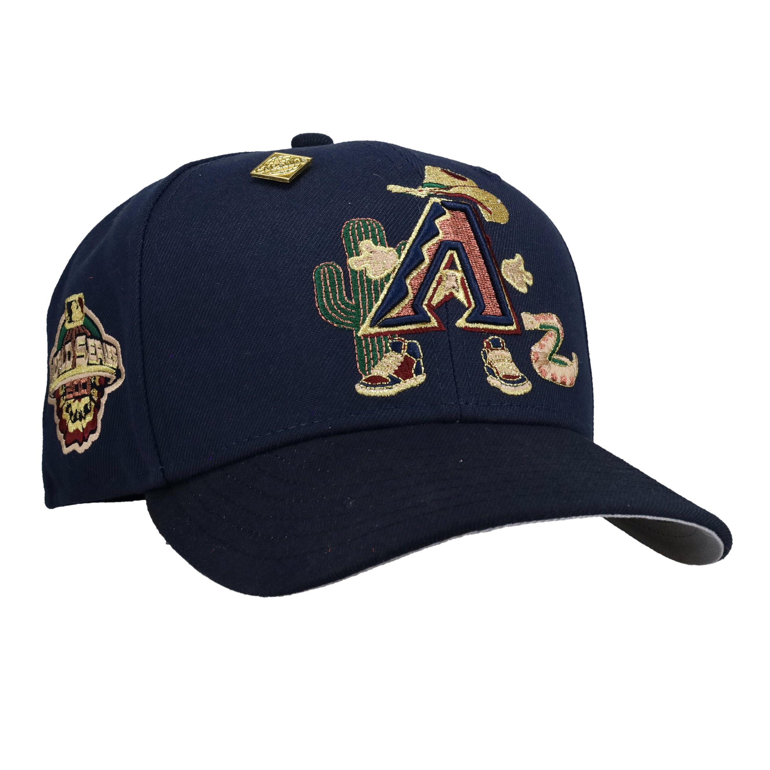 Arizona Diamondbacks 2001 World Series Navy Cartoon 59Fifty Fitted Hat