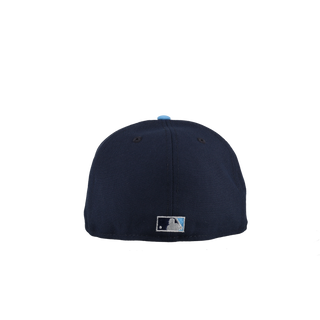 Tampa Bay Devil rays Navy Denim Metallic 59Fifty Fitted Hat