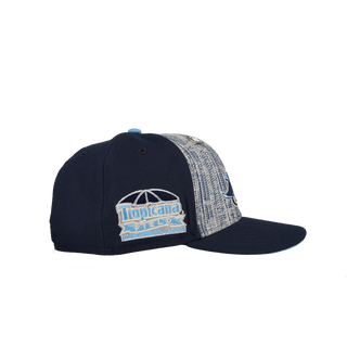 Tampa Bay Devil rays Navy Denim Metallic 59Fifty Fitted Hat