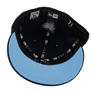 Tampa Bay Devil rays Navy Denim Metallic 59Fifty Fitted Hat