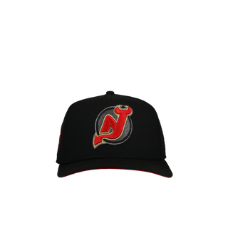 New Jersey Devils Black 9Fifty A Frame Snapback Hat