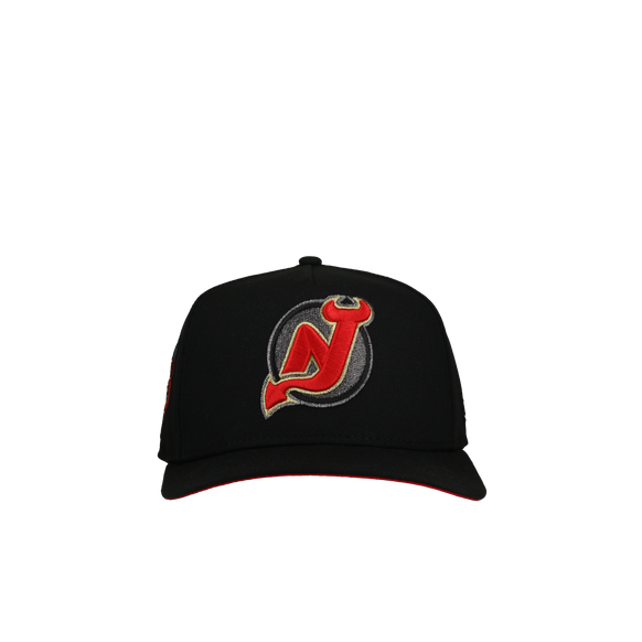 New Jersey Devils Black 9Fifty A Frame Snapback Hat
