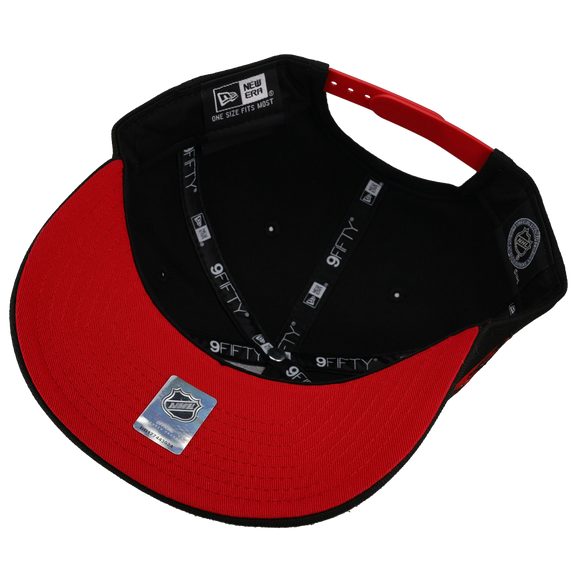 New Jersey Devils Black 9Fifty A Frame Snapback Hat