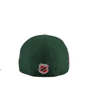 New Jersey Devils 10th Anniversary Green White Script 59Fifty Fitted Hat