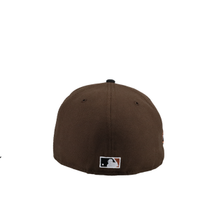 Arizona Diamondbacks 2001 World Series Walnut Metallic Cow 59Fifty Fitted Hat