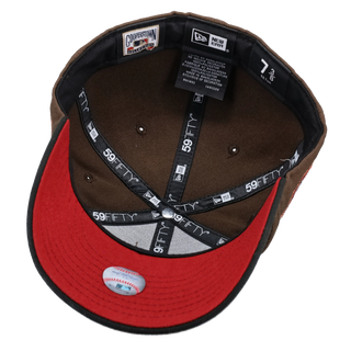 Arizona Diamondbacks 2001 World Series Walnut Metallic Cow 59Fifty Fitted Hat