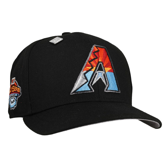 Arizona Diamondbacks 2001 World Series Metallic Fire and Ice 59Fifty Fitted Hat