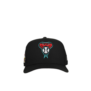 Arizona Diamondbacks 2001 Team Color 9Fifty A Frame Snapback Hat (Grey Brim)