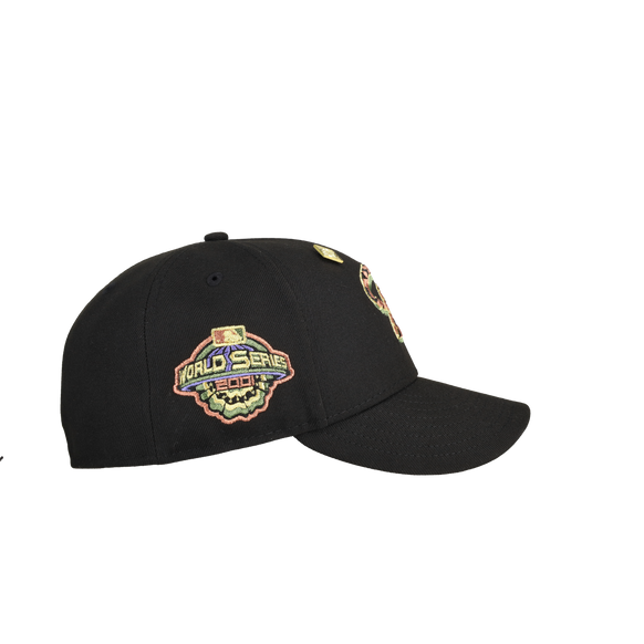 Arizona Diamondbacks 2001 World Series Black Copper Metallics 59Fifty Fitted Hat