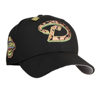 Arizona Diamondbacks 2001 World Series Black Copper Metallics 59Fifty Fitted Hat
