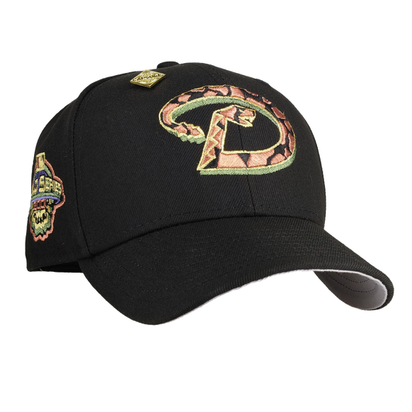Arizona Diamondbacks 2001 World Series Black Copper Metallics 59Fifty Fitted Hat