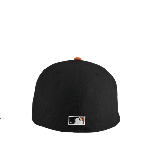 Arizona Diamondbacks 2001 World Series Black Copper Metallics/Orange Brim 59Fifty Fitted Hat