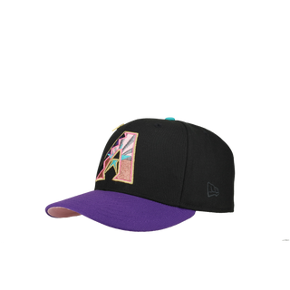 Arizona Diamondbacks 25th Anniversary Black/Purple Metallic 59Fifty Fitted Hat