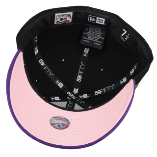 Arizona Diamondbacks 25th Anniversary Black/Purple Metallic 59Fifty Fitted Hat