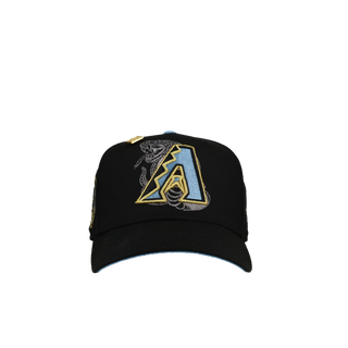 Arizona Diamondbacks 25th Anniversary Yellow/Blue Metallic 59Fifty Fitted Hat