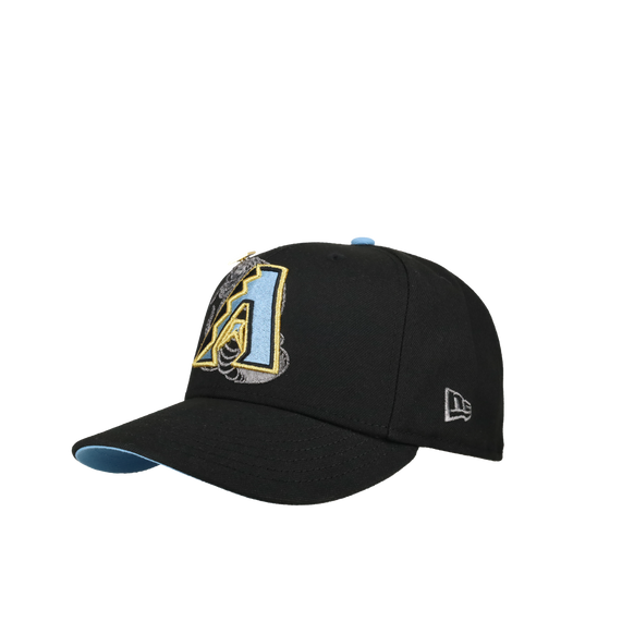 Arizona Diamondbacks 25th Anniversary Yellow/Blue Metallic 59Fifty Fitted Hat
