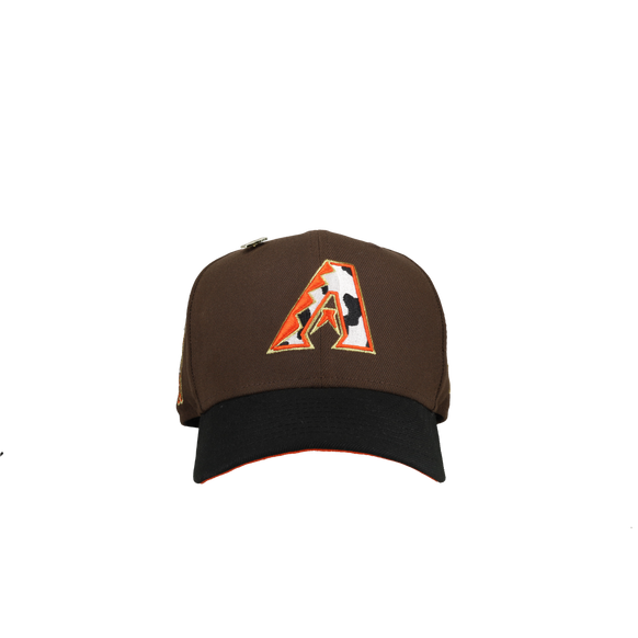 Arizona Diamondbacks 1998 Inaugural Season Brown Cow Print 59Fifty Fitted Hat