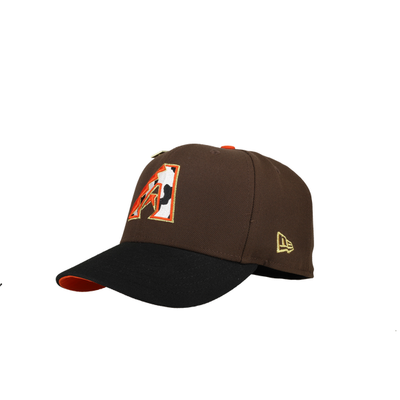 Arizona Diamondbacks 1998 Inaugural Season Brown Cow Print 59Fifty Fitted Hat