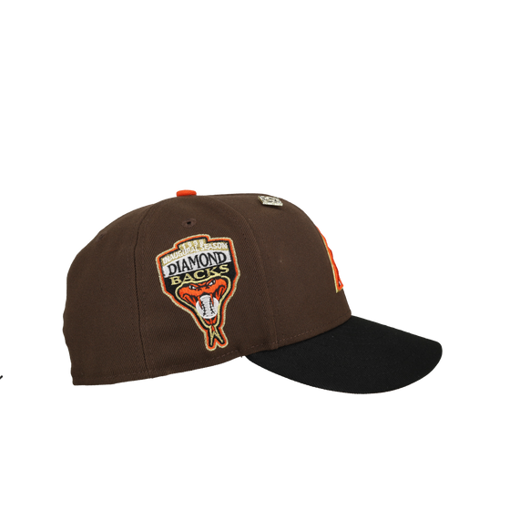 Arizona Diamondbacks 1998 Inaugural Season Brown Cow Print 59Fifty Fitted Hat