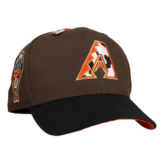 Arizona Diamondbacks 1998 Inaugural Season Brown Cow Print 59Fifty Fitted Hat