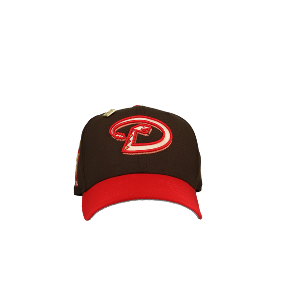Arizona Diamondbacks 1998 Inaugural Season Walnut/Red 59Fifty Fitted Hat