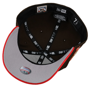 Arizona Diamondbacks 1998 Inaugural Season Walnut/Red 59Fifty Fitted Hat