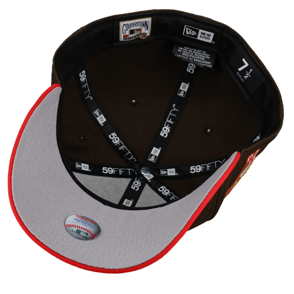 Arizona Diamondbacks 1998 Inaugural Season Walnut/Red 59Fifty Fitted Hat